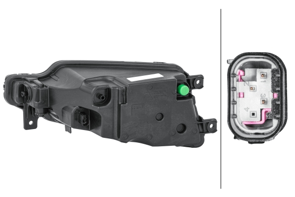 Proiector ceata Dreapta (LED) potrivit VW PASSAT ALLTRACK B8, PASSAT B8 [2]