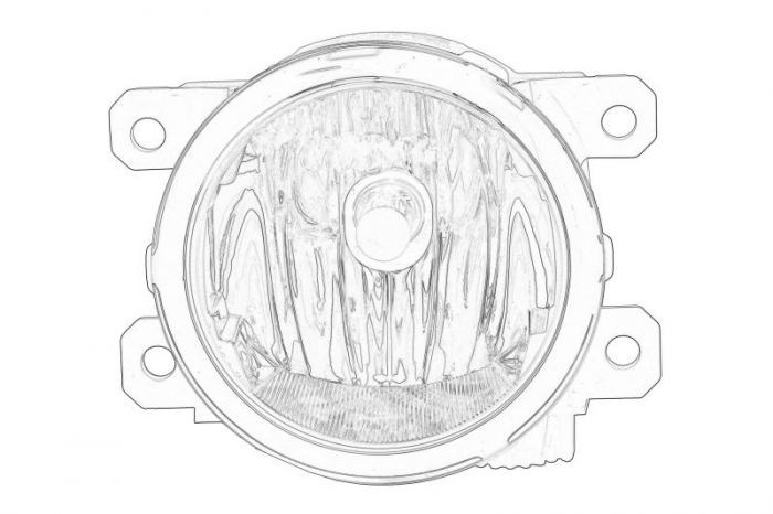 Proiector ceata Dreapta Stanga (H1) potrivit FIAT 500L, 500X, PANDA; JEEP COMPASS, RENEGADE