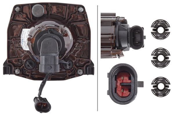 Proiector ceata Dreapta/Stanga (H7, 181,7x108mm) 24V potrivit MERCEDES UNIMOG 03.00- [2]