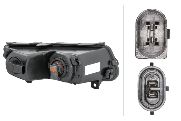 Proiector ceata fata stanga (H8/P21W pentru modele albastruGT/GTI/R-Line, cu iluminare in viraje si lumini de zi) VW POLO 2009-2017 [2]