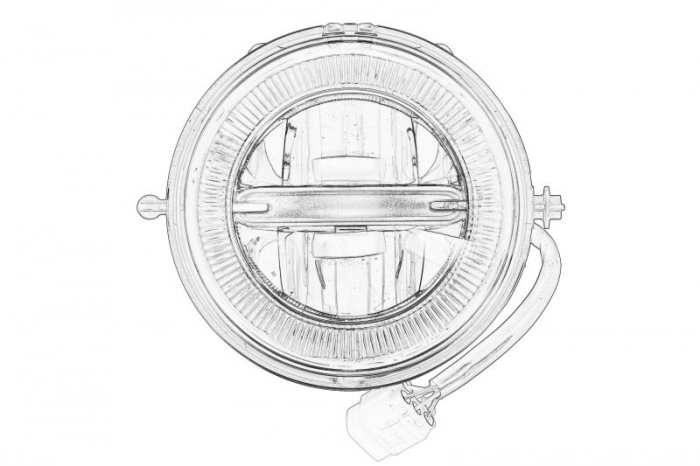 Proiector ceata (LED) potrivit MINI COUNTRYMAN F60, COUNTRYMAN R60, MINI CLUBMAN R55, MINI CLUBVAN R55, ONE   COOPER R56, R57, R58, R59 10.06-