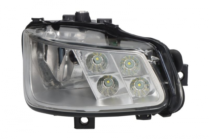 Proiector ceata stanga (H11 LED, cu iluminare curba) 24V potrivit MERCEDES ACTROS MP4   MP5, ANTOS 07.11-