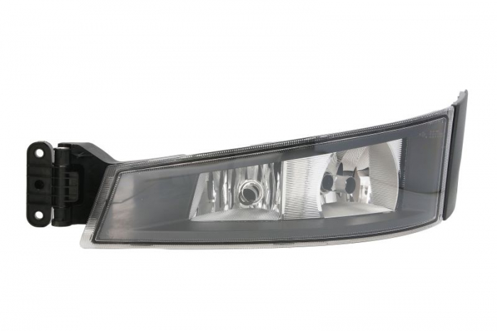 Proiector ceata Stanga (H7x2, cadru negru; cu iluminare curba) 24V potrivit VOLVO FH II 01.12-