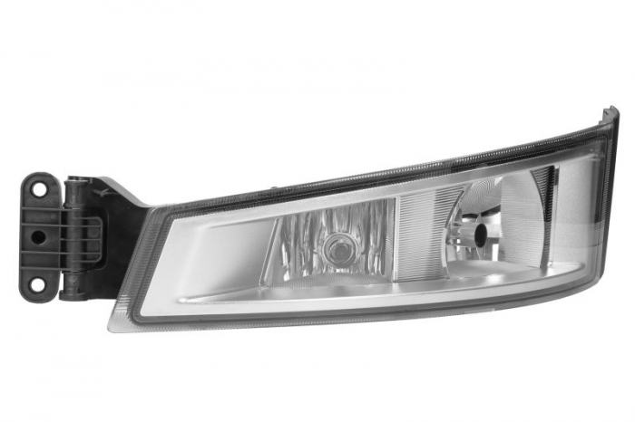 Proiector ceata stanga (H7x2, rama argintie; cu iluminare curba) 24V potrivit VOLVO FH II 01.12-