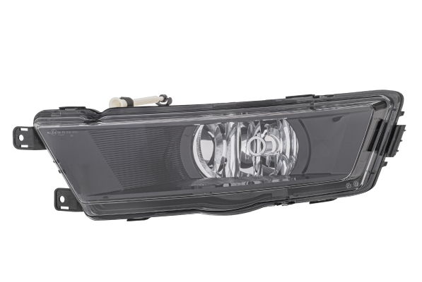 Proiector ceata Stanga (H8, negru) potrivit SKODA RAPID 07.12-03.17