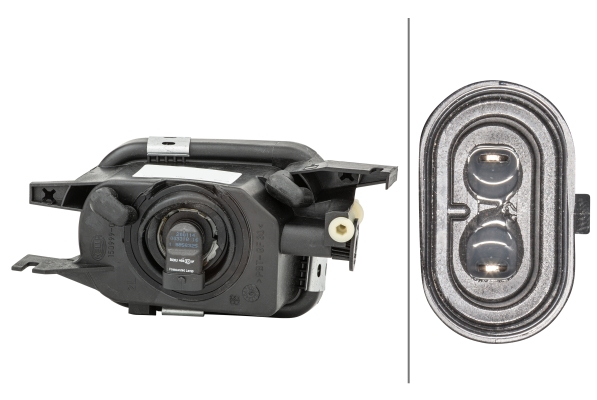 Proiector lampa ceata fata stanga HB4 MERCEDES Clasa C W203, CLK C209 intre 2000-2010 [2]