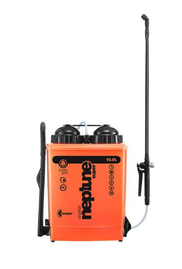 Pulverizator tip rucsac Neptun Super, 15L, 4.3kg ,   pentru pesticide si dezinfectanti