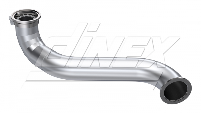 Racord evacuare ( 115mm, lungime:610mm) potrivit DAF CF EURO 6