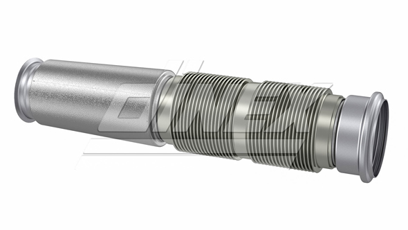 Racord evacuare (cu element flexibil, lungime:651mm) potrivit RVI; VOLVO FH; FM EURO 6