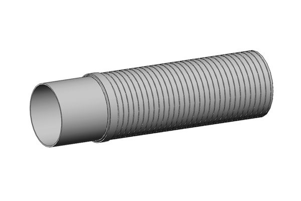 Racord evacuare (lungime:355mm) potrivit MAN E2000, F2000, TGA, TGS I D2066LF01-E2866DF01 01.94-