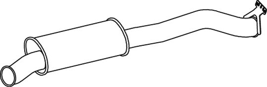 Racord evacuare (diametru:114,3mm, lungime:1750mm) EURO 2/EURO 3 potrivit SCANIA 4, R I DC16.01-DC16.19 01.00-05.19 [2]