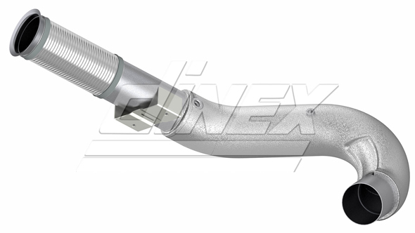 Racord evacuare (diametru:133mm, lungime:977mm) potrivit IVECO STRALIS potrivit IVECO STRALIS II F3AE3681Y-F3HFL611G 09.12-
