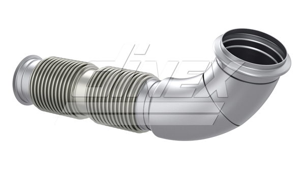 Racord evacuare (diametru:90mm 105mm, lungime:539mm) potrivit IVECO EUROCARGO V F4AFE411C-F4GFE601A 09.15-