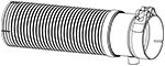Racord evacuare (diametru:91mm 94mm, lungime:341mm) potrivit RVI MIDLUM DXi5 05.06-