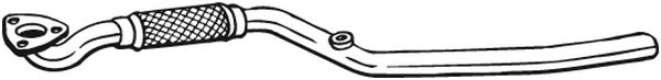Racord evacuare Fata (lungime:1160mm) potrivit OPEL MERIVA A 1.8 05.03-05.10