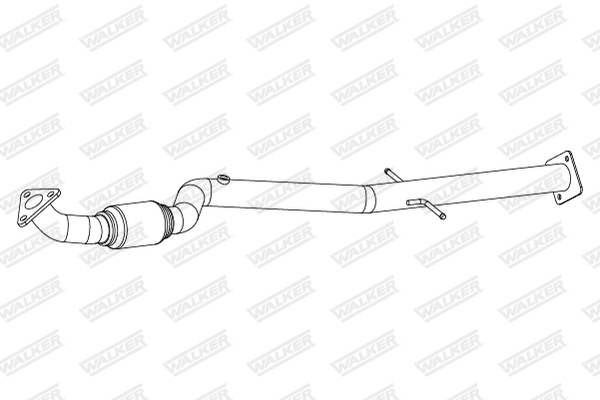 Racord evacuare Fata (lungime:1300mm) potrivit OPEL ASTRA J, ASTRA J GTC, CASCADA, ZAFIRA C 1.4 12.09-