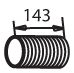 Racord evacuare (lungime:132,3mm) potrivit RVI KERAX, MAGNUM, PREMIUM 2; VOLVO FH, FH16, FM, FM12, FM9 D12C340-DXi13 08.98-