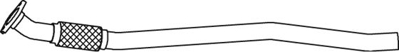 Racord evacuare (lungime:1450mm) potrivit RVI MASCOTT DXi3 ZD3A600 ZD3A604 05.04-12.10
