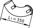 Racord evacuare (lungime:352mm) potrivit RVI KERAX, PREMIUM 2; VOLVO FH, FH16, FM D13A400-DXi11 01.03- [2]
