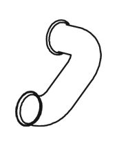 Racord evacuare (lungime:390mm) EURO 5 potrivit DAF CF 85, XF 105 MX265-MX375 10.05- [2]