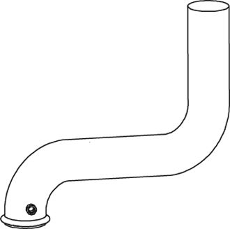 Racord evacuare (lungime:588mm) EURO 5 potrivit SCANIA P I, P,G,R,T, R I, T DC12.10-DT12.17 03.04-