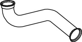 Racord evacuare (lungime:600mm) potrivit DAF LF 45 BE110C-GR184S1 01.01-