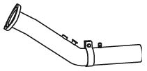 Racord evacuare (lungime:630mm) EURO 5 potrivit MAN TGL I, TGM I D0836LFL60-D0836LFLAN 04.05-03.22
