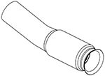 Racord evacuare (lungime:655,9mm) potrivit MERCEDES