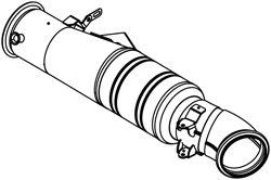 Racord evacuare (lungime:739mm) potrivit MAN TGX EURO 5