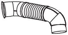 Racord evacuare (lungime:950mm) potrivit MERCEDES ACTROS MP2   MP3 OM541.920-OM541.978 10.02-