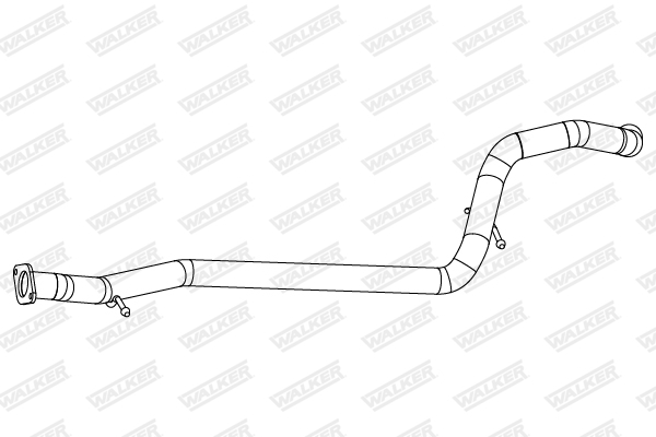 Racord evacuare mijloc (lungime:1555mm) potrivit FORD KUGA II, KUGA III 2.0D/2.0DH 03.13- [2]