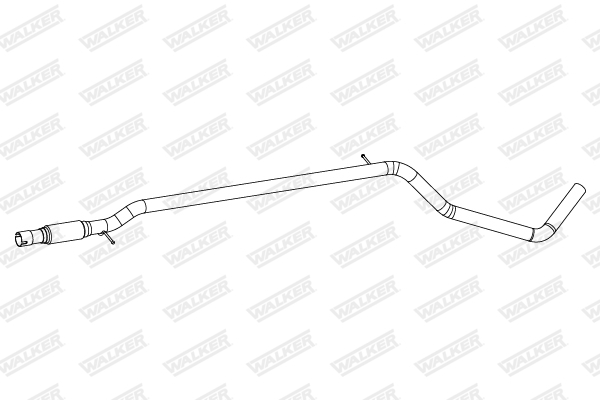 Racord evacuare Mijloc (lungime:2300mm) potrivit FIAT PANDA 1.2/1.2LPG 02.12- [2]