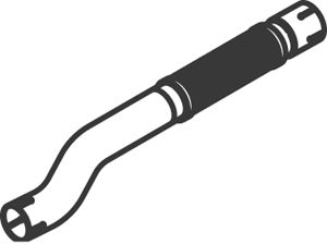 Racord evacuare potrivit MERCEDES VARIO (B667, B670, B668), VARIO (B670), VARIO (B670, B668, B667) OM602.984-OM904.908 09.96-12.13 [2]