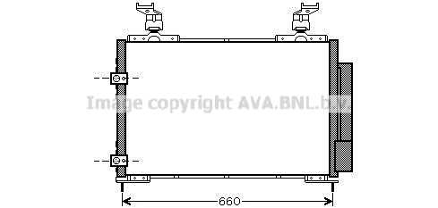 Radiator ac condensator cu uscator potrivit honda pilot 3.5 09.02-12.04