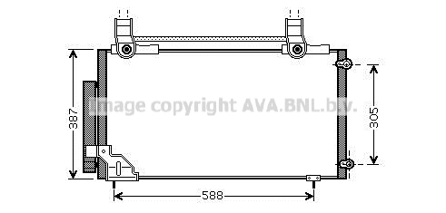 Radiator ac condensator cu uscator potrivit honda stream 1.7 2.0 05.01-09.06
