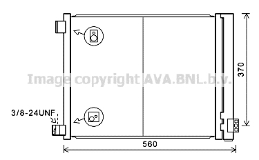 Radiator AC condensator cu uscator potrivit NISSAN MICRA IV 1.2 03.11-09.15