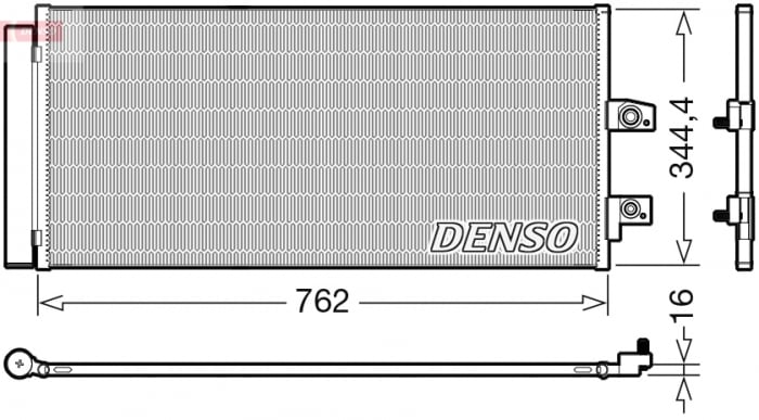 Radiator AC condensator cu uscator potrivit VOLVO XC40 1.5 2.0 2.0D 10.17-