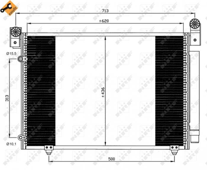 Radiator AC condensator MAZDA MPV al II-lea (LW) 2.5 V6 [2]