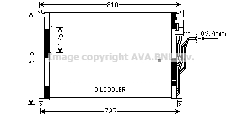 Radiator AC condensator potrivit AUDI A8 D3 2.8-6.0 10.02-07.10