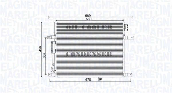 Radiator AC condensator potrivit JEEP GRAND CHEROKEE II 4.0 4.7 04.99-09.05