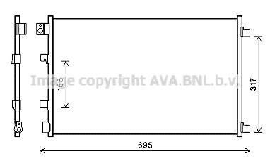 Radiator AC condensator potrivit NISSAN QASHQAI I 1.6 1.6LPG 02.07-04.14