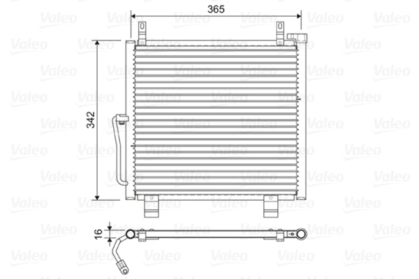 Radiator AC condensator potrivit SUZUKI ALTO IV, ALTO V, ALTO VI 1.0 1.1 09.94-12.08