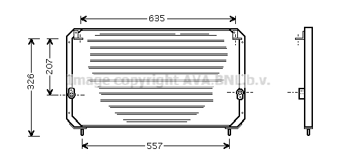 Radiator ac condensator potrivit toyota carina e vi 1.6-2.0d 04.92-09.97