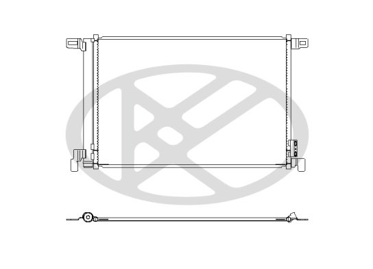 Radiator AC potrivit AUDI E-TRON, Q7, Q8 E-TRON; BENTLEY BENTAYGA; VW TOUAREG 3.0D-Electric dupa 2015 [2]