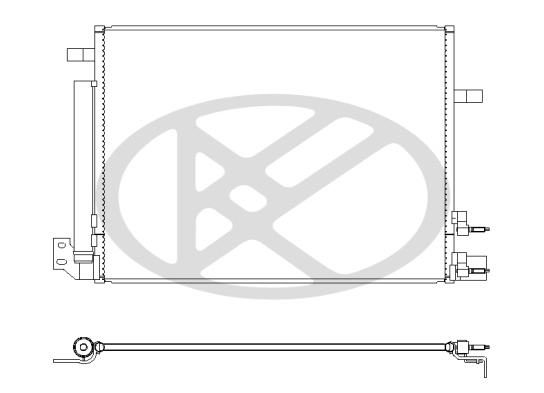 Radiator AC potrivit CHEVROLET CAMARO 2.0 dupa 2016 [2]