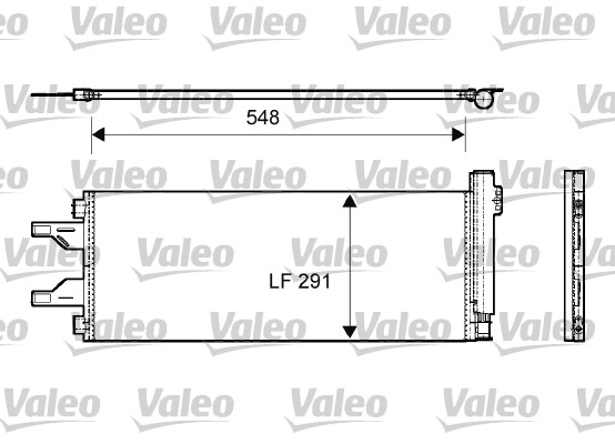Radiator AC potrivit CITROEN JUMPER III; FIAT DUCATO; OPEL MOVANO C; PEUGEOT BOXER 2.0D-3.0D dupa 2006 [2]