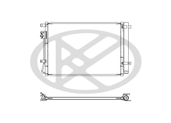 Radiator AC potrivit HYUNDAI BAYON, I20 III 1.2/1.2LPG/1.4 dupa 2020 [2]
