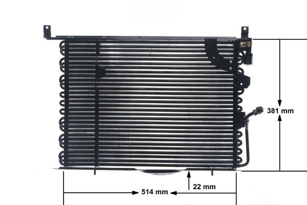 Radiator AC potrivit MERCEDES 190 (W201) 1.8-2.5D 1982-1993 [2]