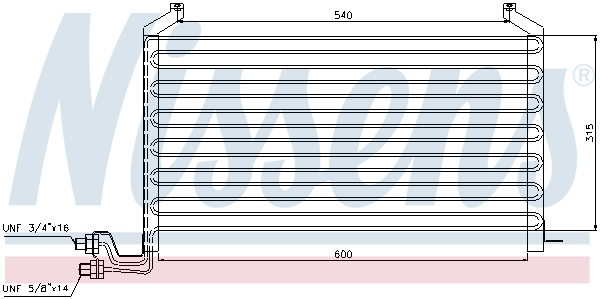 Radiator AC potrivit SAAB 900 I 2.0/2.1 1978-1994 [3]