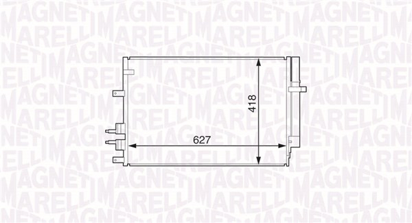 Radiator AC (uscator) potrivit ALFA ROMEO 159, BRERA, SPIDER 1.8-2.2 2005-2012 [2]